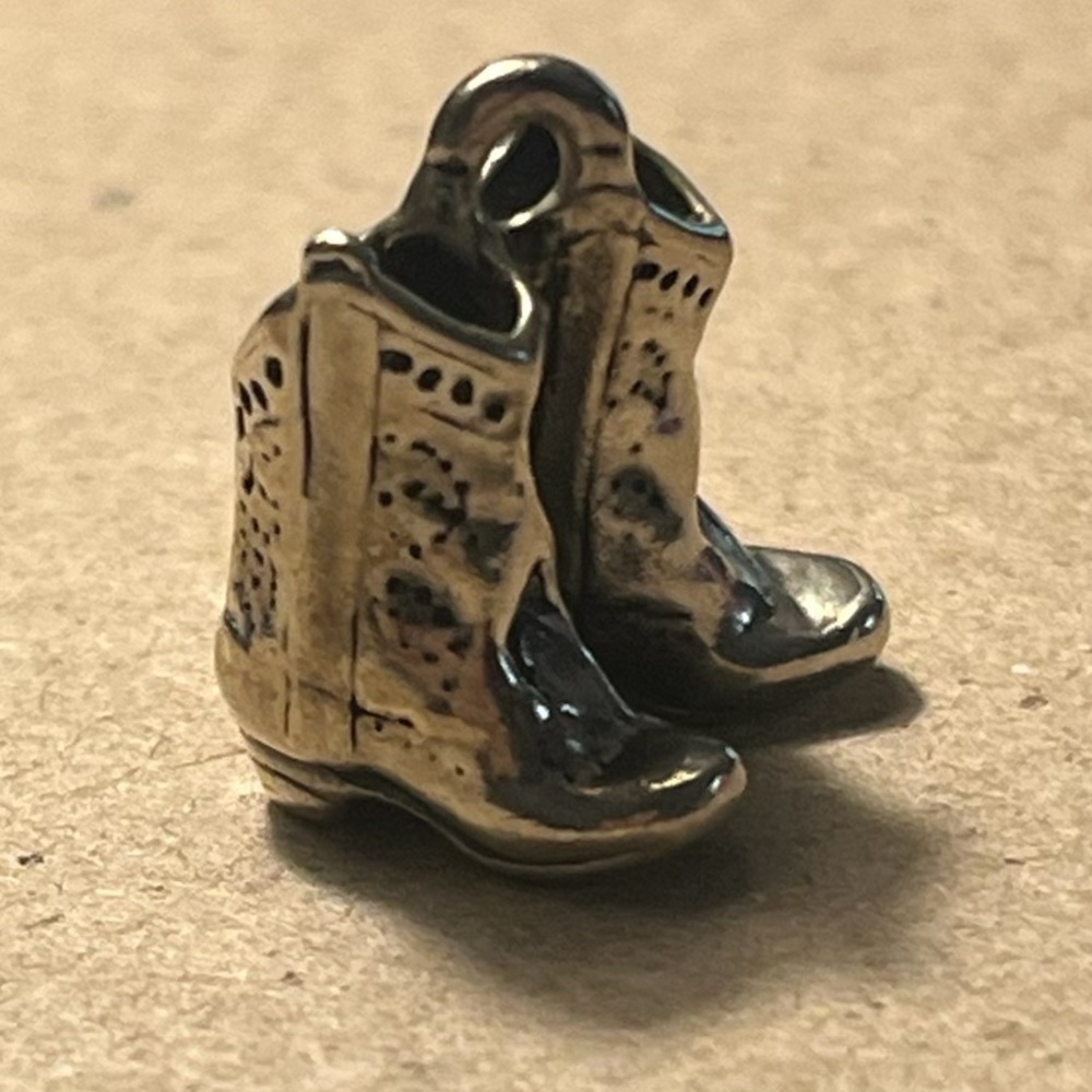 James Avery Cowboy Boots Charm Sterling Silver